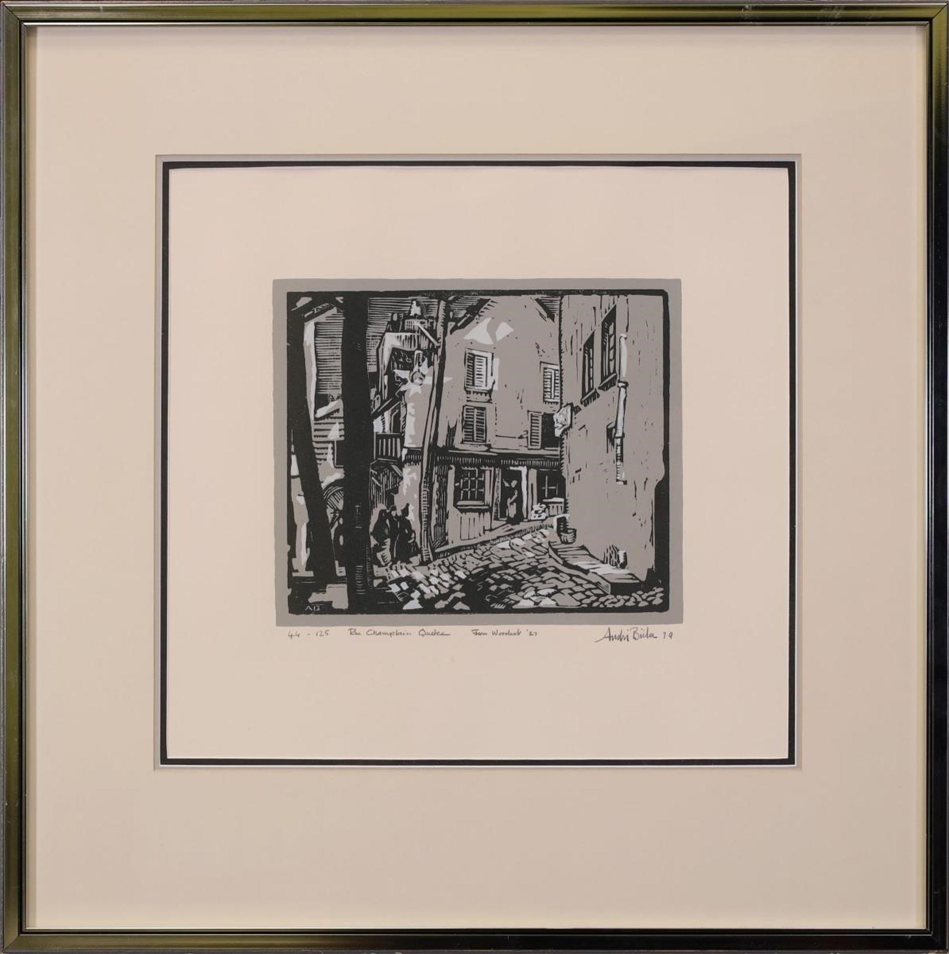 Andre Charles Bieler (1896-1989) - Rue Champlain, Quebec; 1979; ed. #44/125