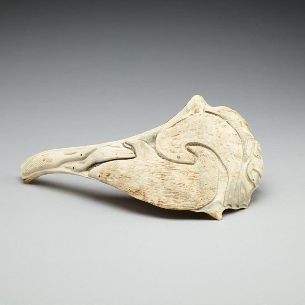 Peter Morgan (1951) - Antler Carved In Relief