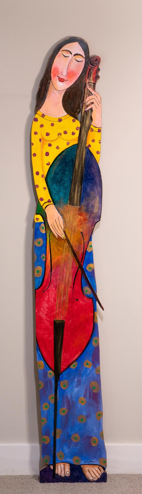 Jose Ventura (1955) - Untitled - The Cellist