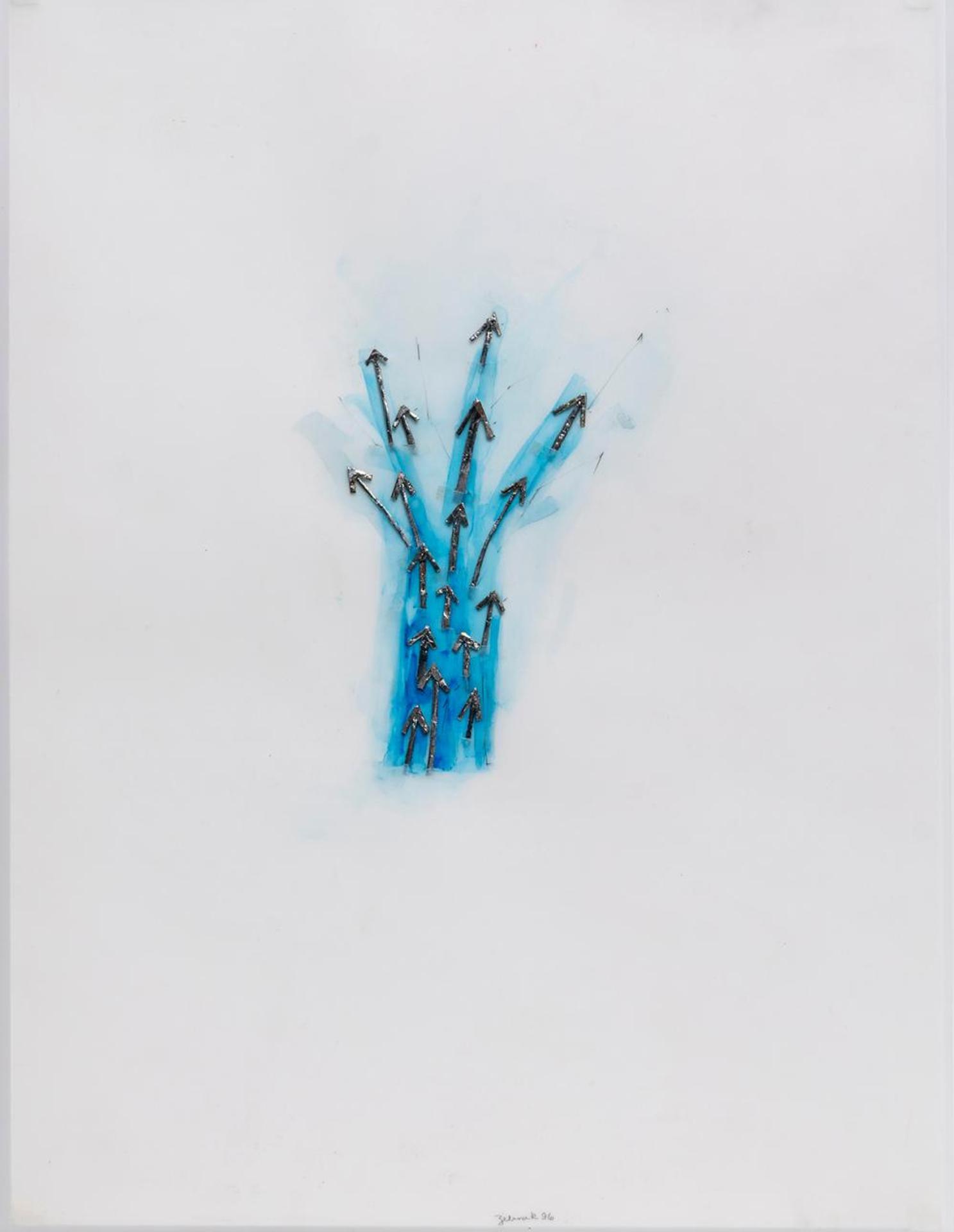 Edward John Zelenak (1940) - Tree Map - Dowsing the Line 1