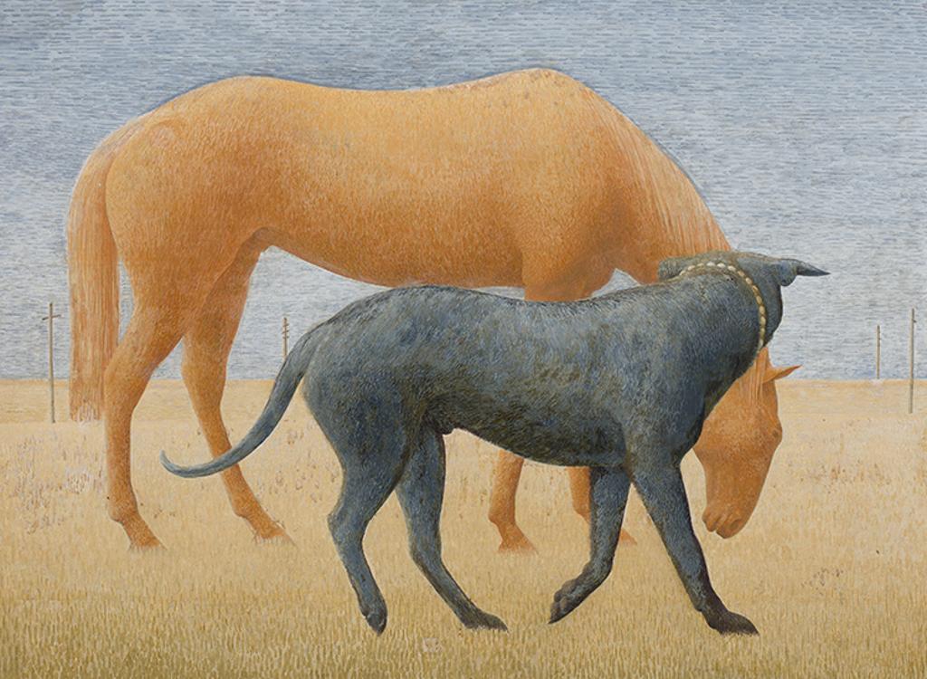 Alexander (Alex) Colville (1920-2013) - Dog and Horse