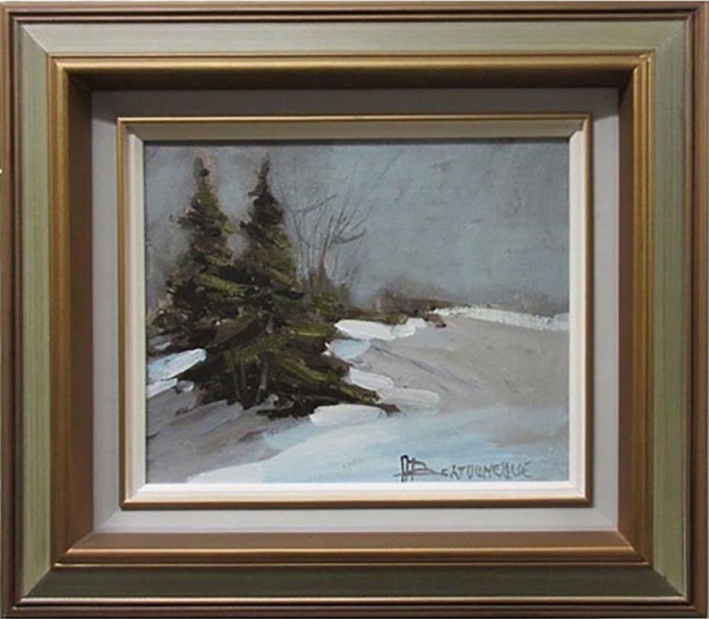 Andre Bertounesque (1937-2005) - Winter Scene