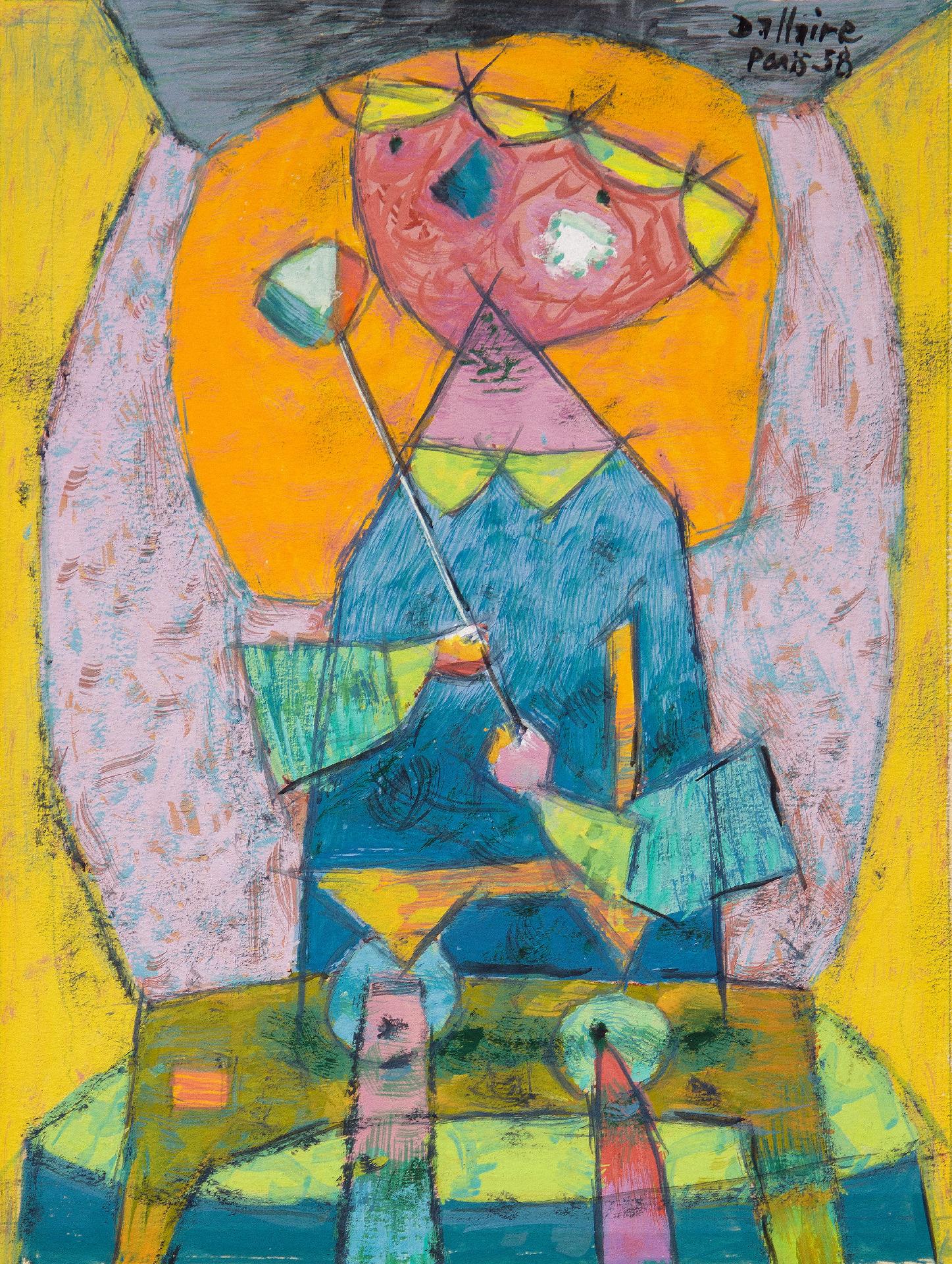 Jean-Philippe Dallaire (1916-1965) - Sans titre / Untitled, 1958