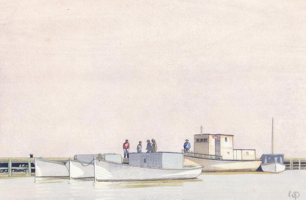 Walter Joseph (W.J.) Phillips (1884-1963) - Gimli Harbour; 1934