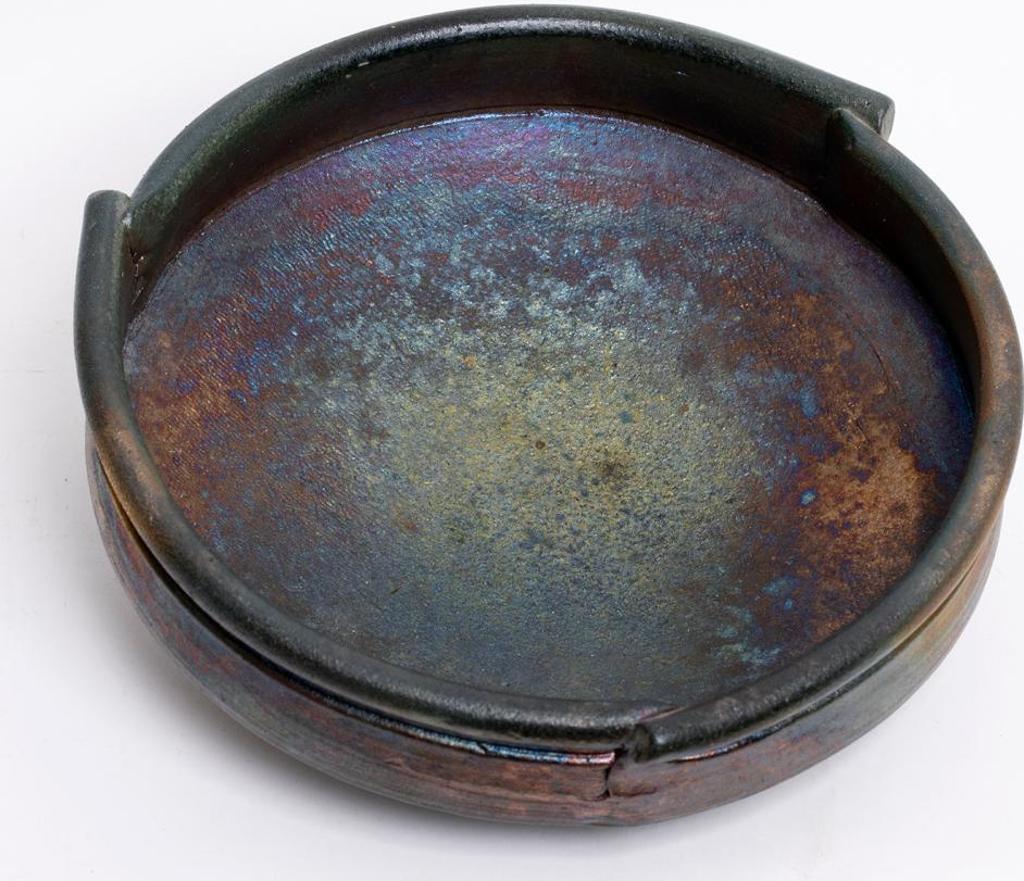 Donovan T. Chester (1940) - Round Raku Footed Dish