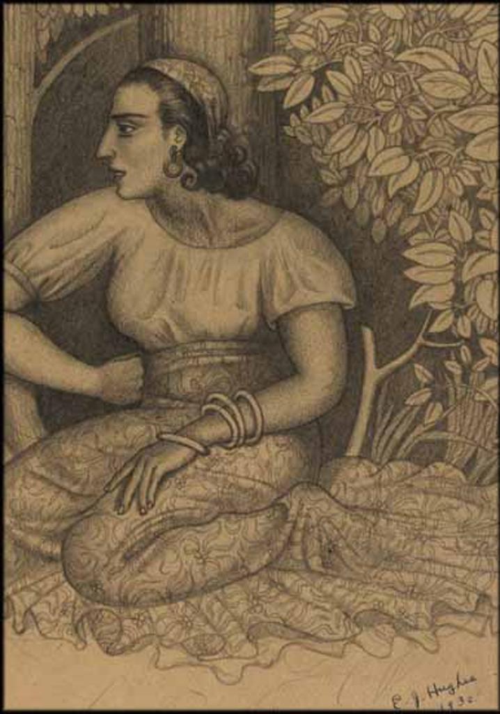 Edward John (E. J.) Hughes (1913-2007) - A Gypsy