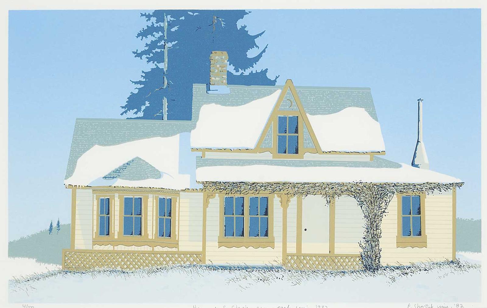 Peter Shostak (1943) - Home of S. Stephanssan - Early Spring 1982 #4/50