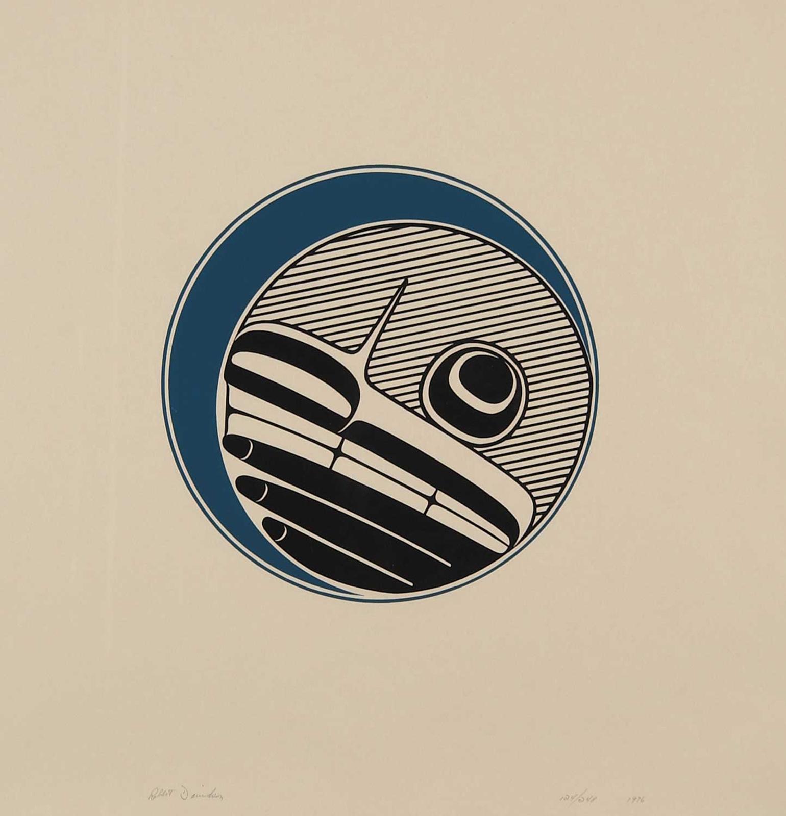 Robert Charles Davidson (1923) - Untitled - Moon [Black on Cream]  #124/248