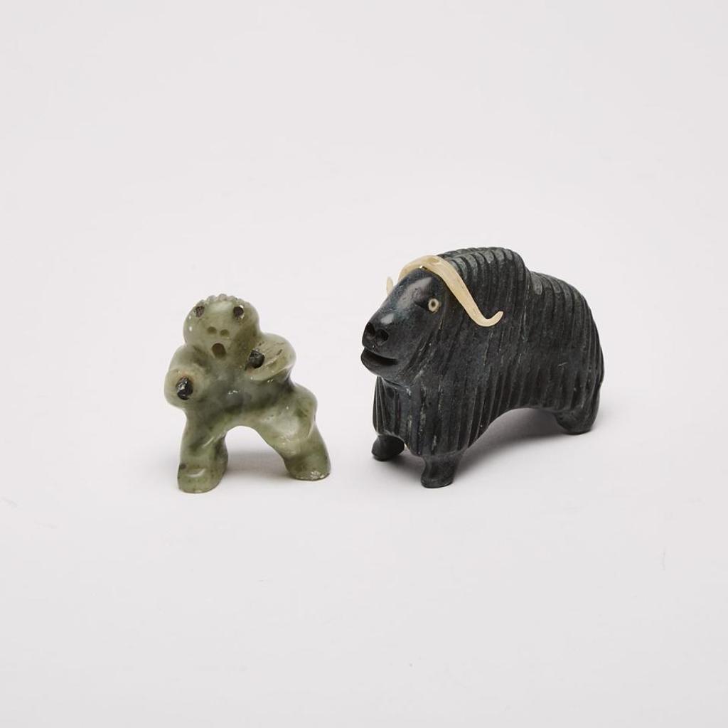 Judas Ullulaq (1937-1998) - Musk Ox And Man