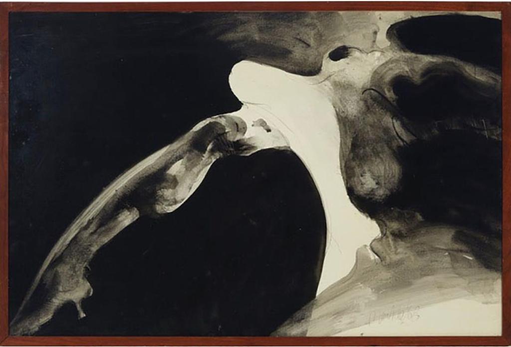 Robert Nelson Markle (1936-1990) - Untitled (Reclining Nude In Heels)