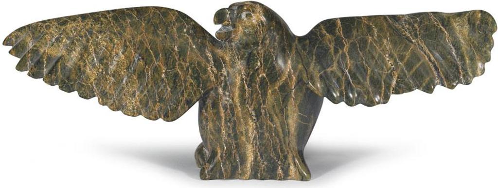 Aqjangajuk (Axangayu) Shaa (1937-2019) - Bird With Spread Wings