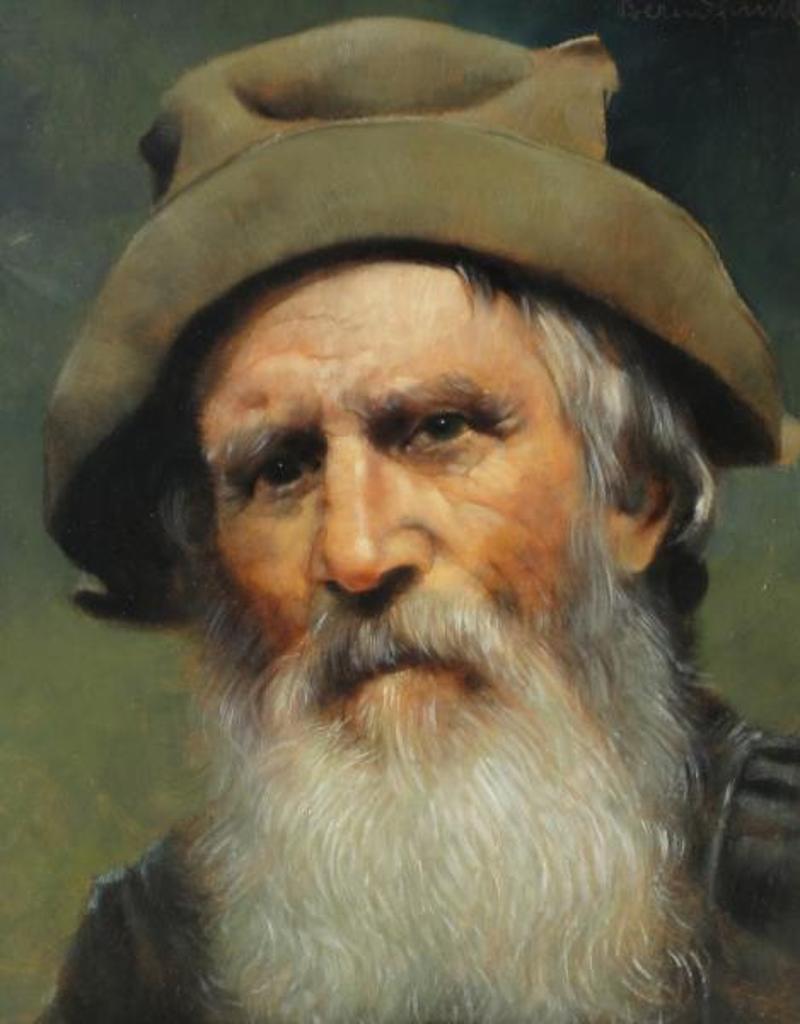 Bernhard Funke (1902-1988) - Portrait Of An Old Man