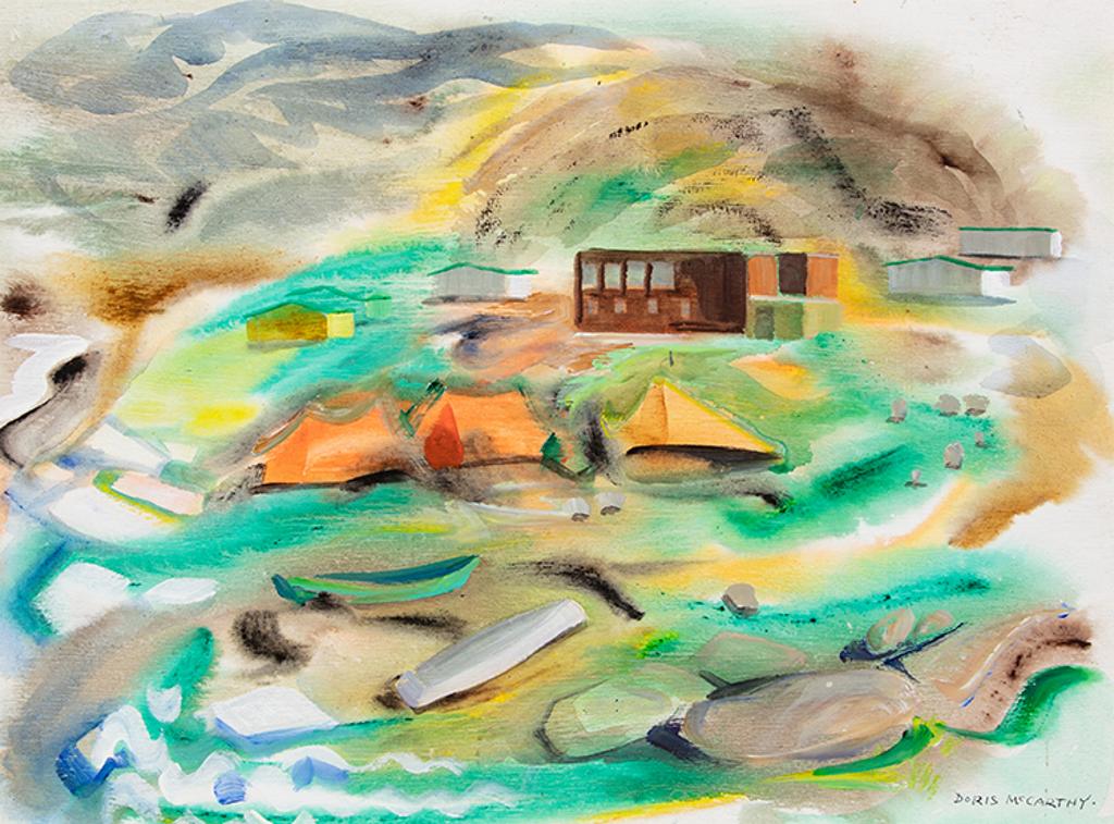 Doris Jean McCarthy (1910-2010) - Pangnirtung Hotel & Tents