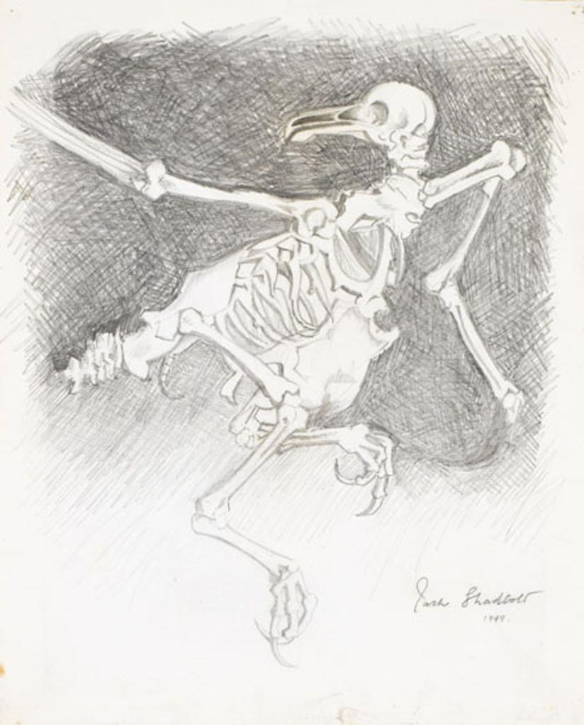 Jack Leaonard Shadbolt (1909-1998) - Bird Skeleton