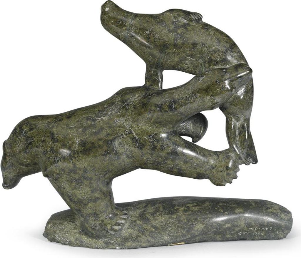 Lipa Lypa Pitsiulak (1943-2010) - Bear And Seal