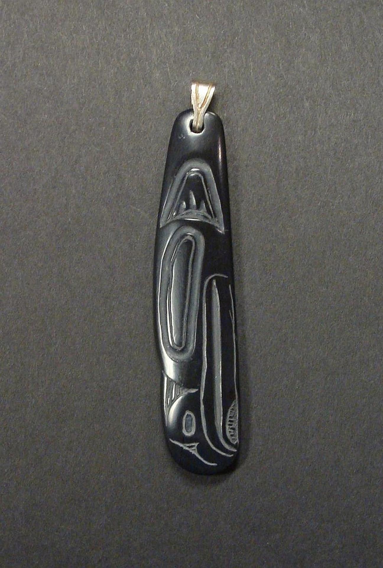 Pat Dixon (1938-2015) - argillite Eagle pendant