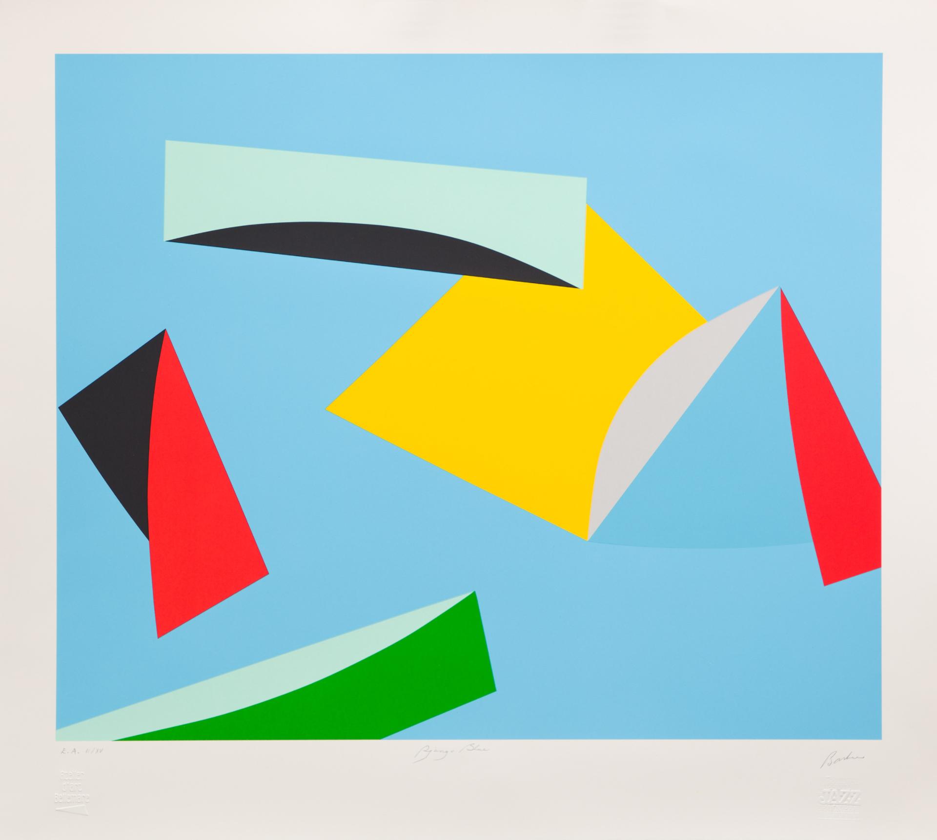 Marcel Christian Barbeau (1925-2016) - Django Blue, 2003