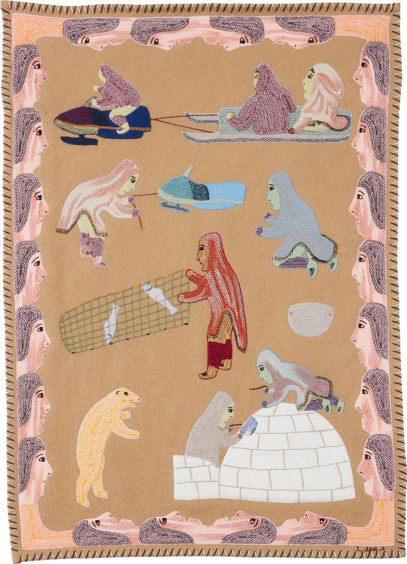 Victoria Mamnguqsualuk (1930-2016) - Past And Present, 1998