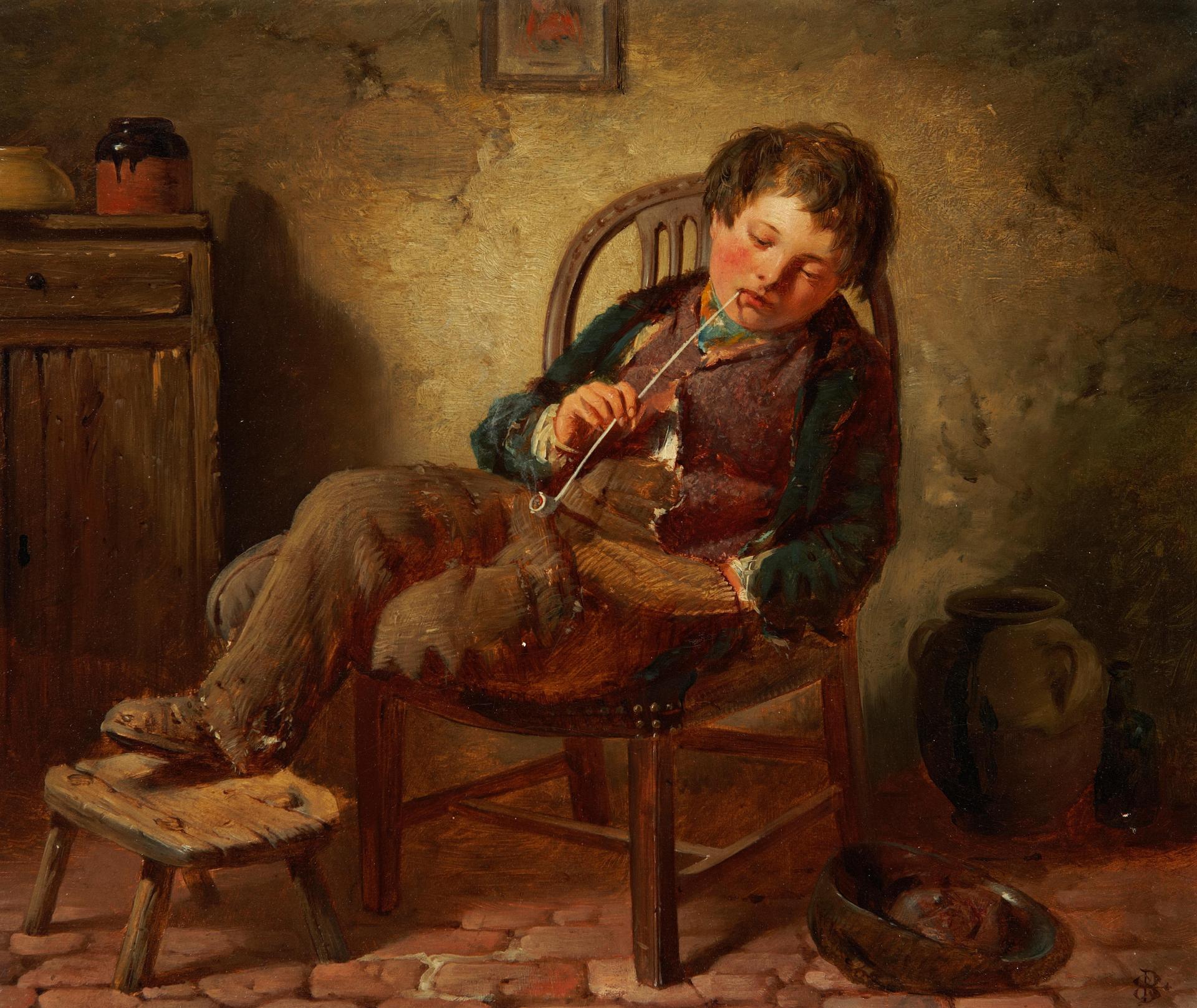 Edwin Bale (1838-1923) - His first smoke