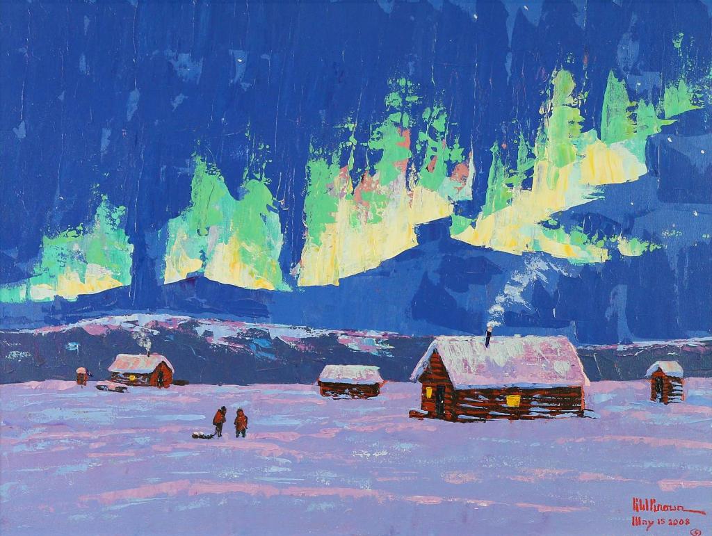 Bern Will Brown (1920-2014) - Night Lights; 2008