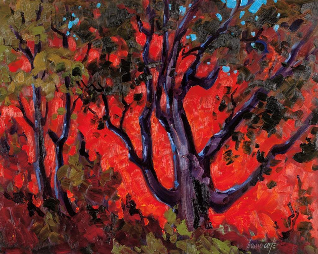 Bruno Cote (1940-2010) - Blue, Red and Green