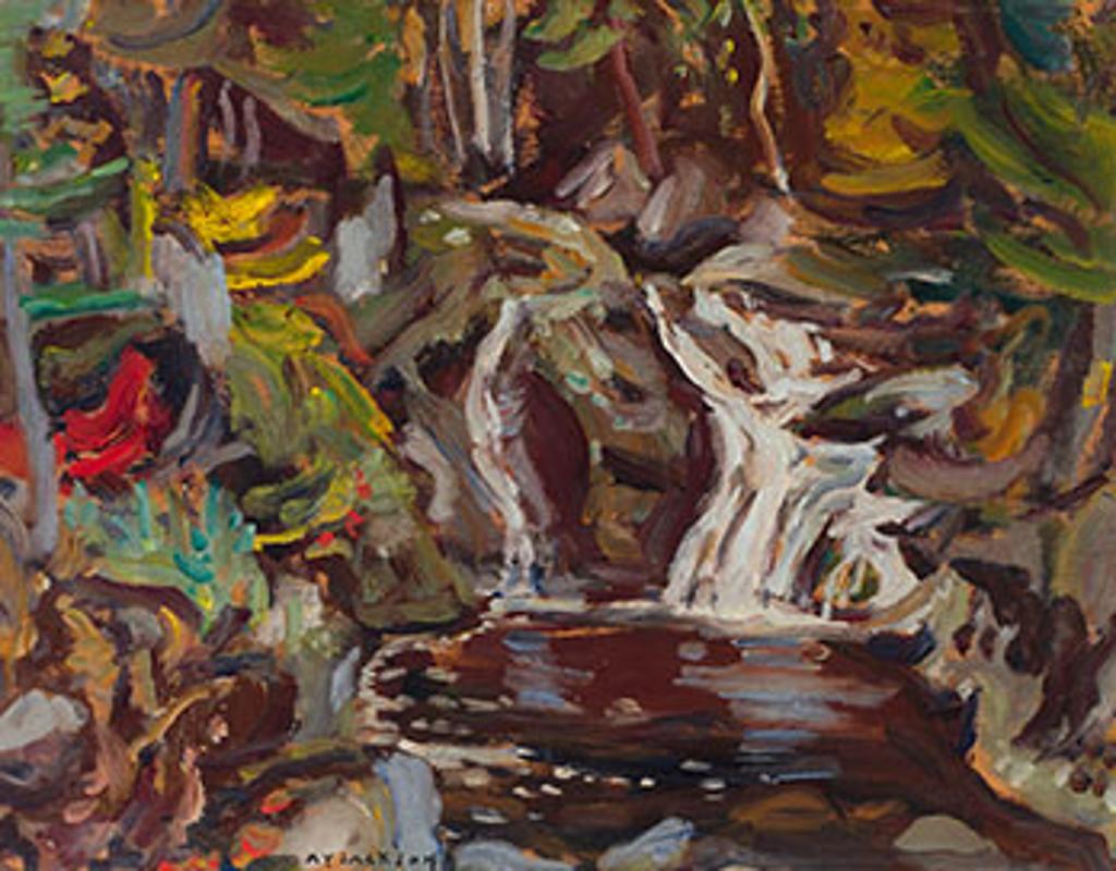 Alexander Young (A. Y.) Jackson (1882-1974) - Waterfall, Mile 110, Algoma Central Rwy.