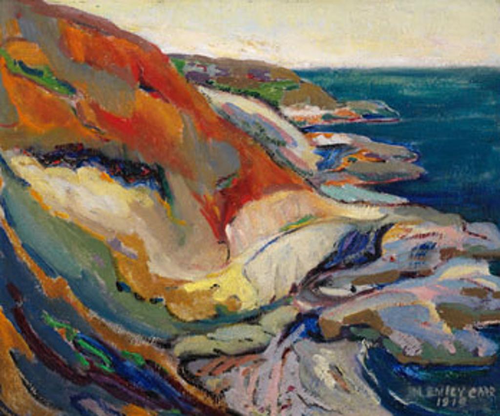 Emily Carr (1871-1945) - Along the Cliff, Beacon Hill, Victoria
