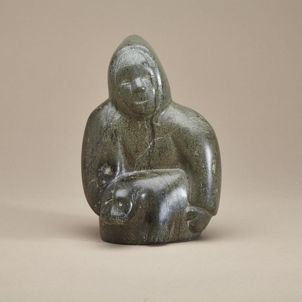 Napachee Pitsiulak (1935) - Boy Holding Seal