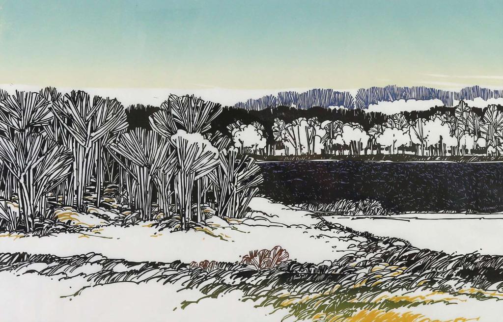 Walter (Drahanchuk) Drohan (1932-2007) - Beyond The Willows; 1984