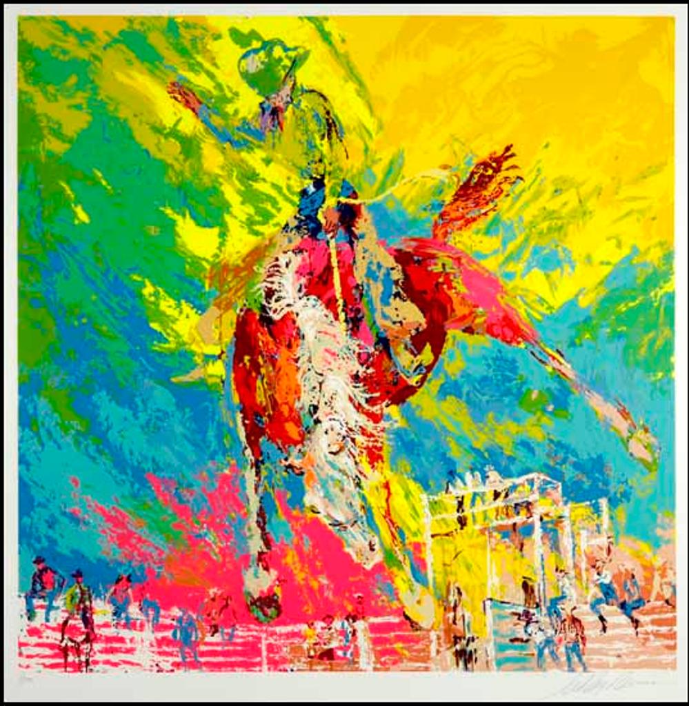 Leroy Neiman (1926-2012) - Bucking Bronc