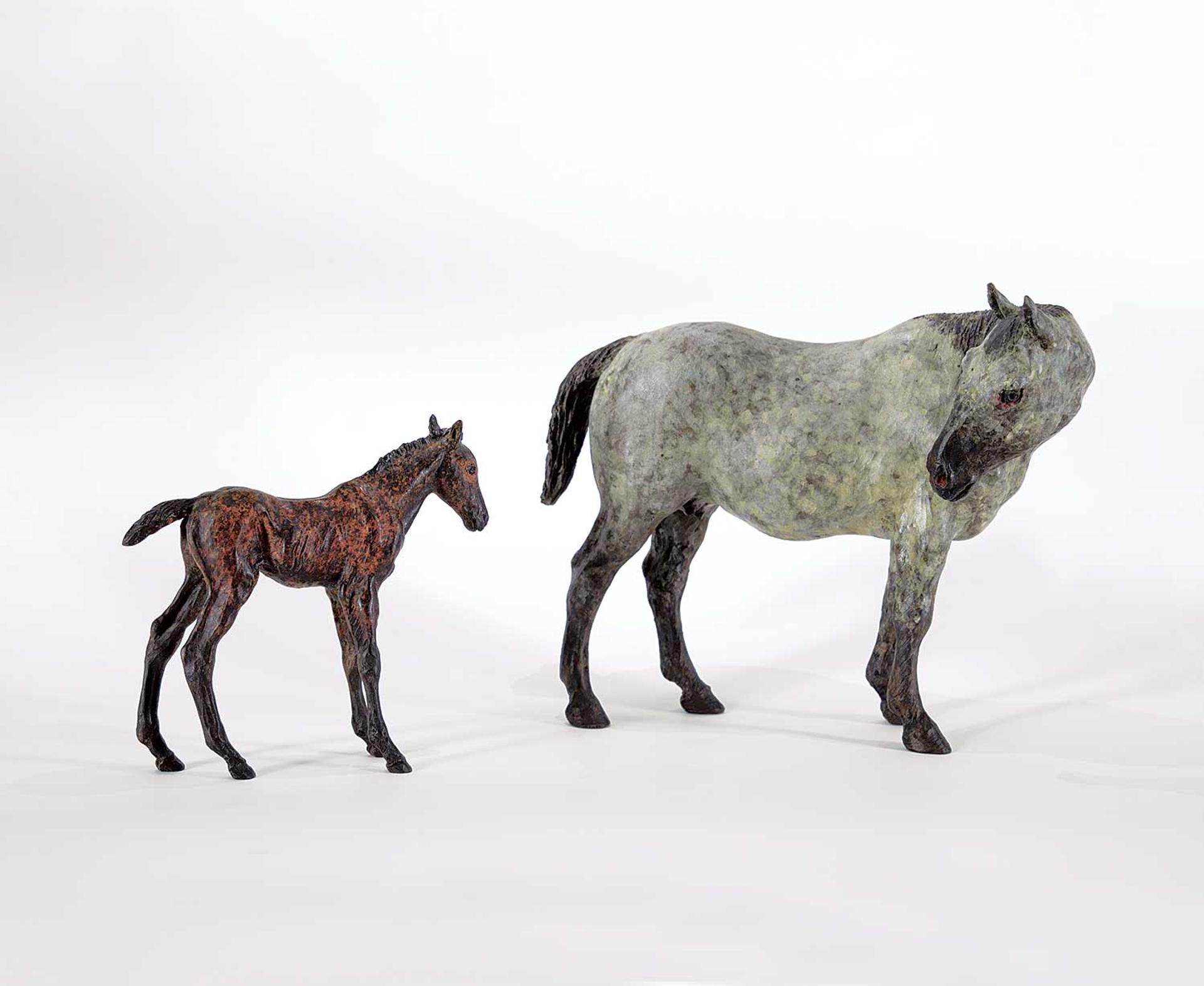 Joseph [Joe] Fafard - Mare and Filly  #4/7