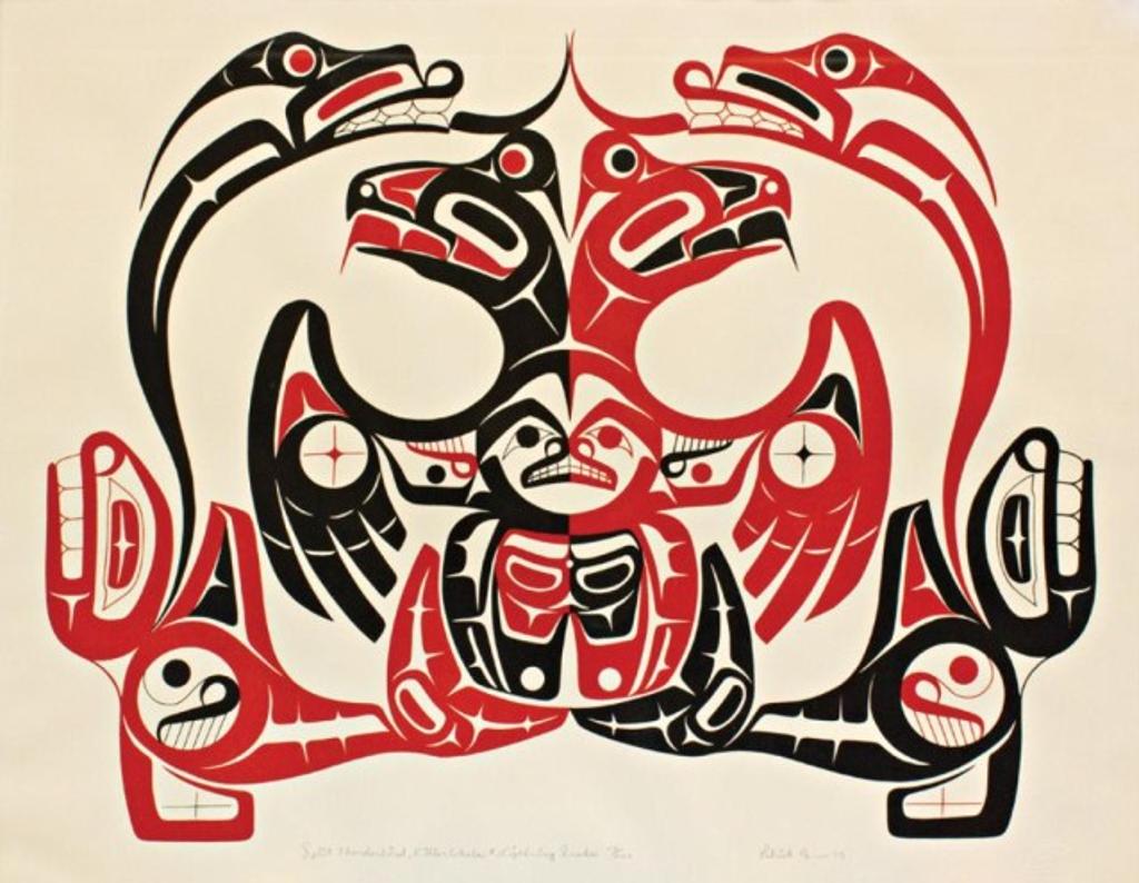 Patrick Amiot (1960) - Split Thunderbird, Killer , Whales & Lightning Snakes
