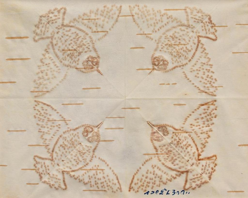 Angelique Merasty (1924-1996) - Untitled - Birds