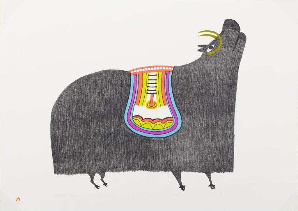 Pudlo Pudlat (1916-1992) - Saddled Muskox