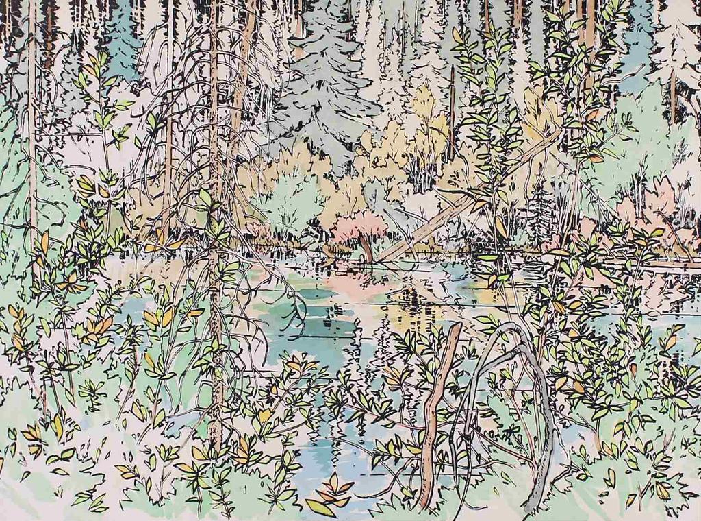 Ted Godwin (1933-2013) - Kananaskis Fall; 1983