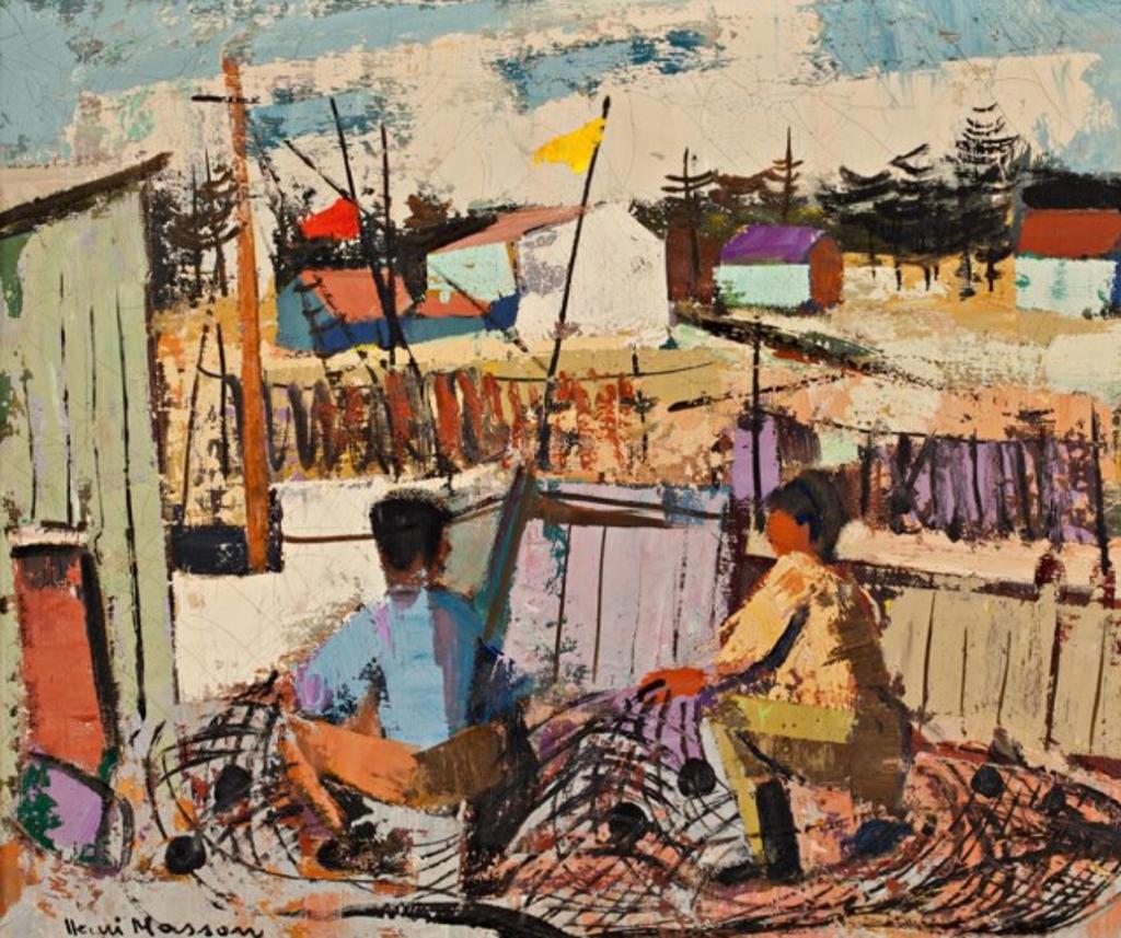 Henri Leopold Masson (1907-1996) - Repairing the Nets