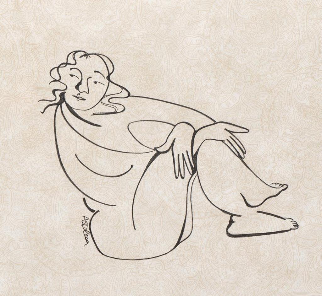 Angela Plesa - Untitled - Seated Figure