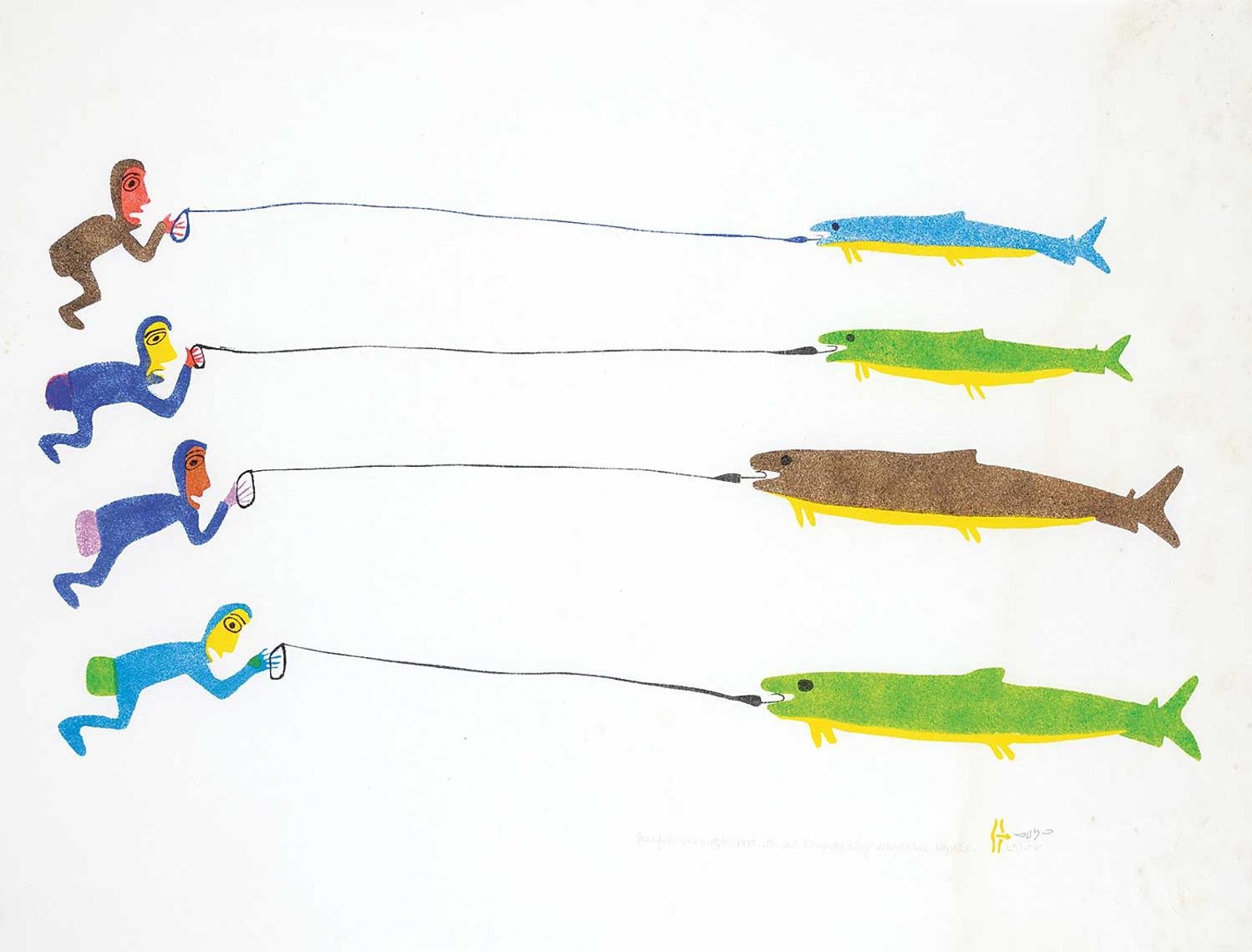 Anguhadluq - Four Fishermen #18/50