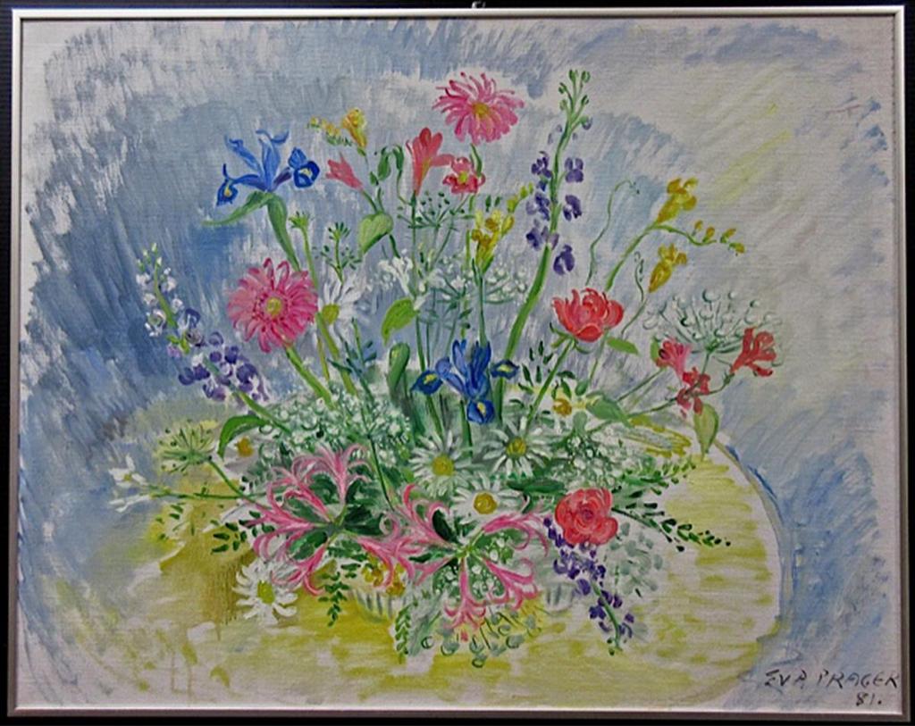 Eva Sophie Prager (1912-2010) - Mixed Bouquet On Table