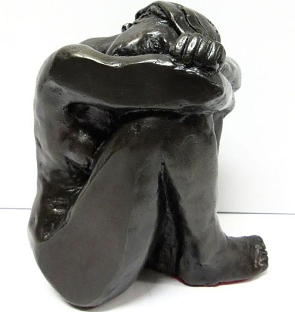 Juliet Jancso - Untitled (Seated Nude Holding Knees)