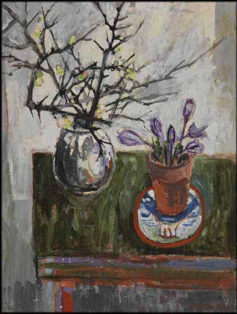 Molly Joan Lamb Bobak (1922-2014) - Crocus and Thorn