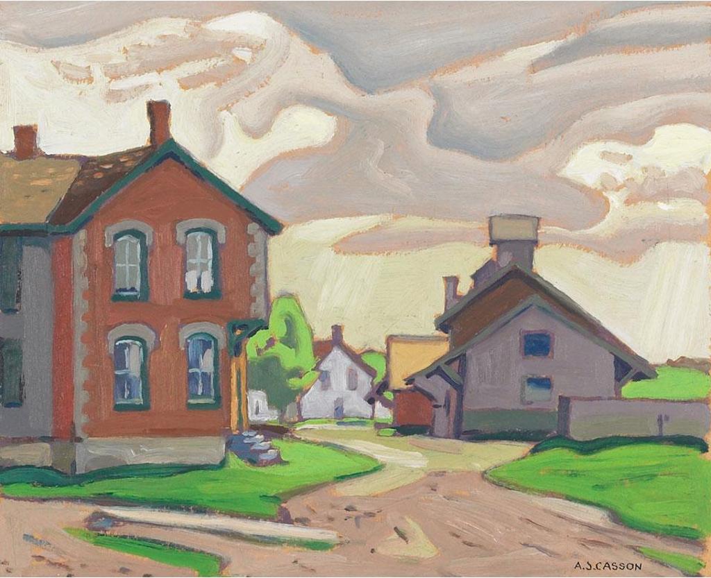 Alfred Joseph (A.J.) Casson (1898-1992) - The Railway Station In Uxbridge, 1926