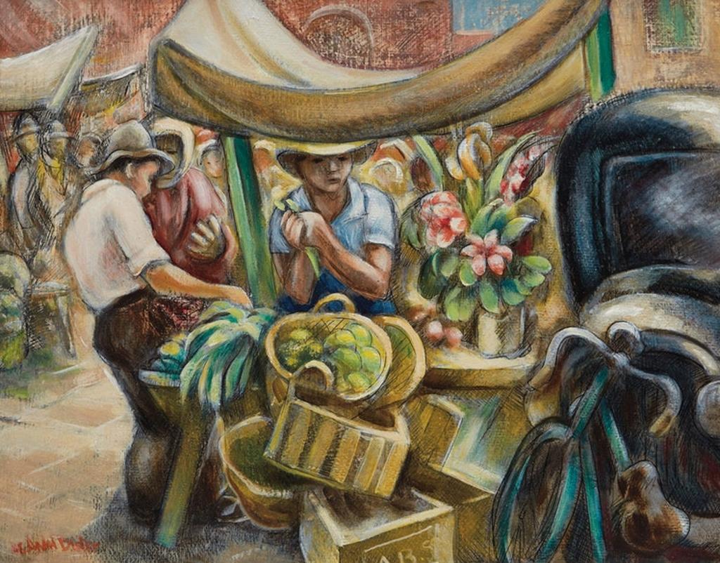 André Charles Biéler (1896-1989) - The Market Stall