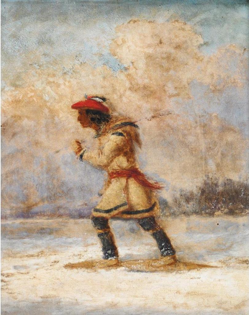 Cornelius David Krieghoff (1815-1872) - Indian Hunter