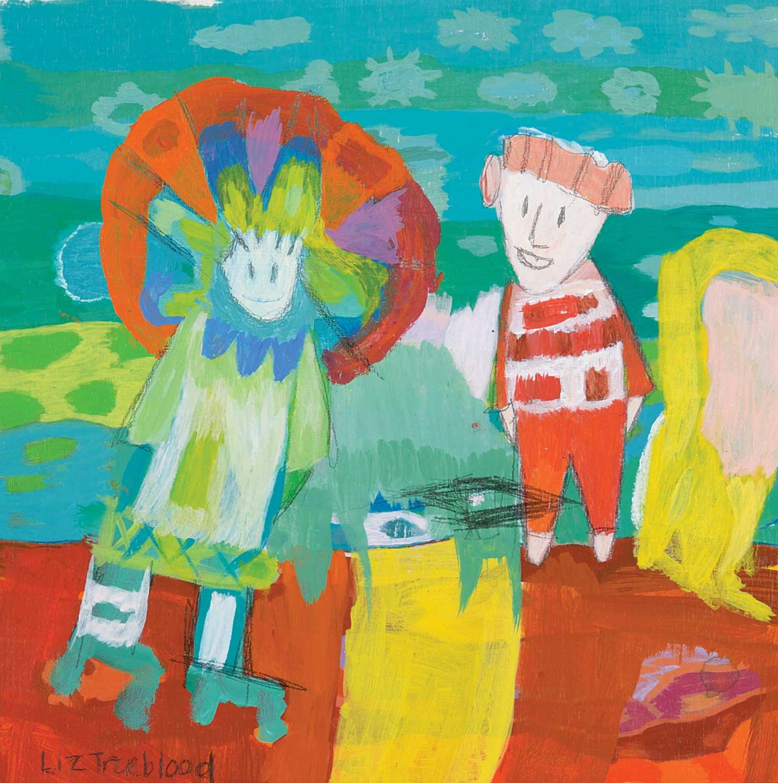 Liz Trueblood - Untitled - Colourful Friends