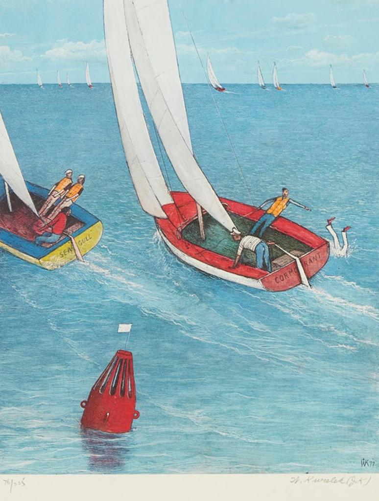 William Kurelek (1927-1977) - Sailing