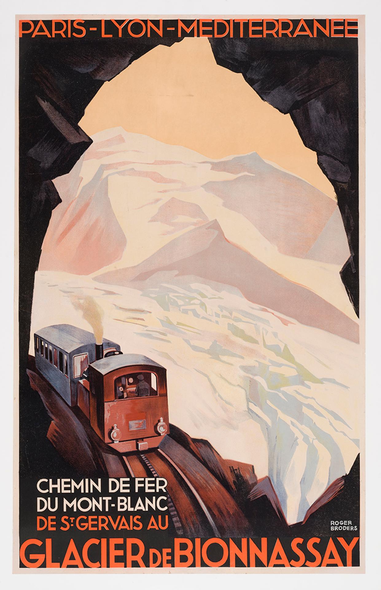Roger Broders (1883-1953) - Glacier de Bionnassay