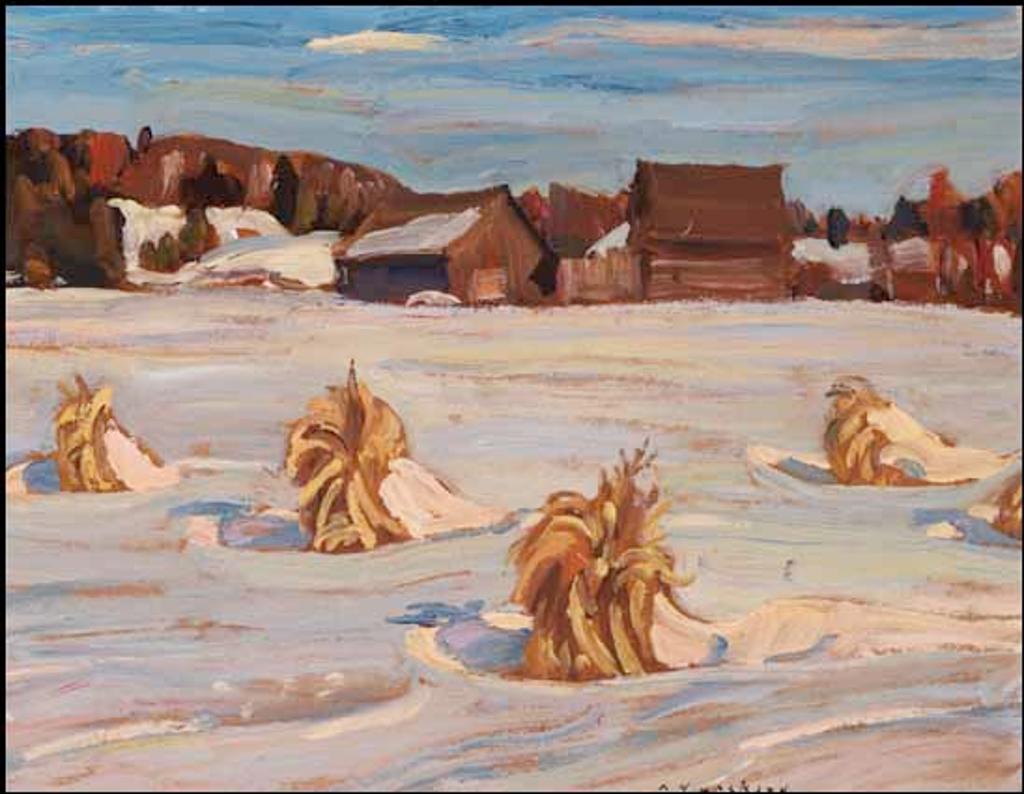 Alexander Young (A. Y.) Jackson (1882-1974) - Farm Near Aylwin / Landscape (verso)