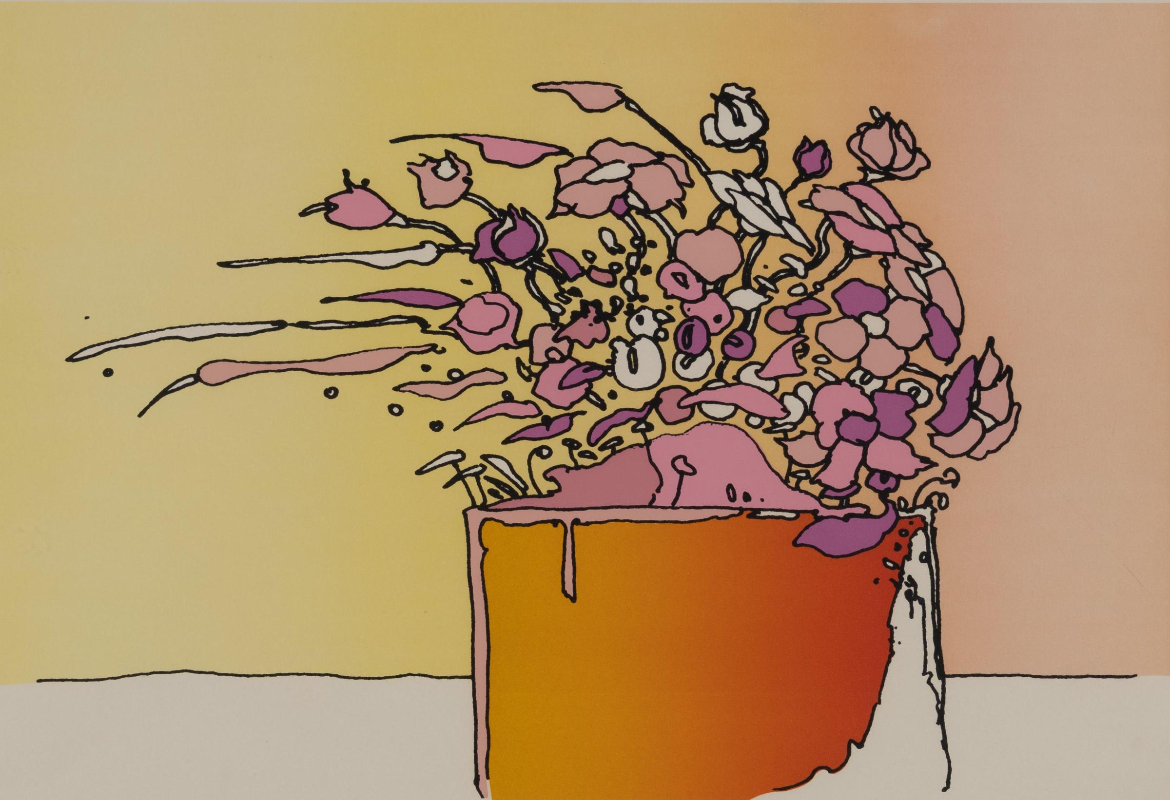 Peter Max (1937) - Flowers