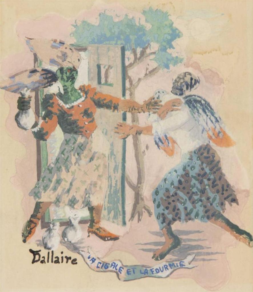 Jean-Philippe Dallaire (1916-1965) - La Cigale et la Fourmi